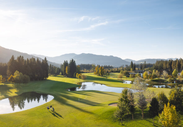 Golfbanen i Westendorf i høstfarger.
