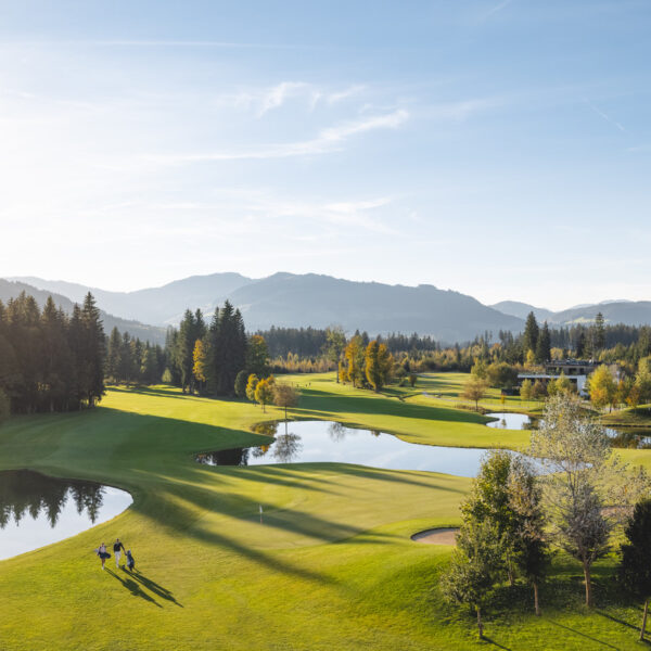 Golfbanen i Westendorf i høstfarger.