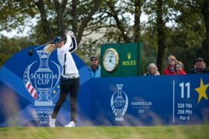 Anna Nordqvist under Solheim Cup. Arkivfoto.