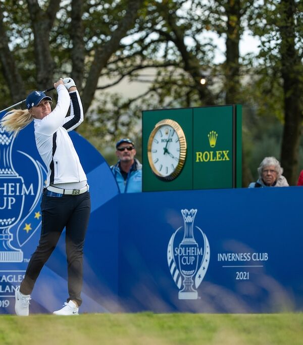 Anna Nordqvist under Solheim Cup. Arkivfoto.