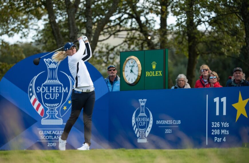 Anna Nordqvist under Solheim Cup. Arkivfoto.