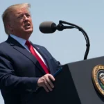 Donald Trump under en seremoni ved Pentagon i juli 2019. Illustrasjonsfoto.